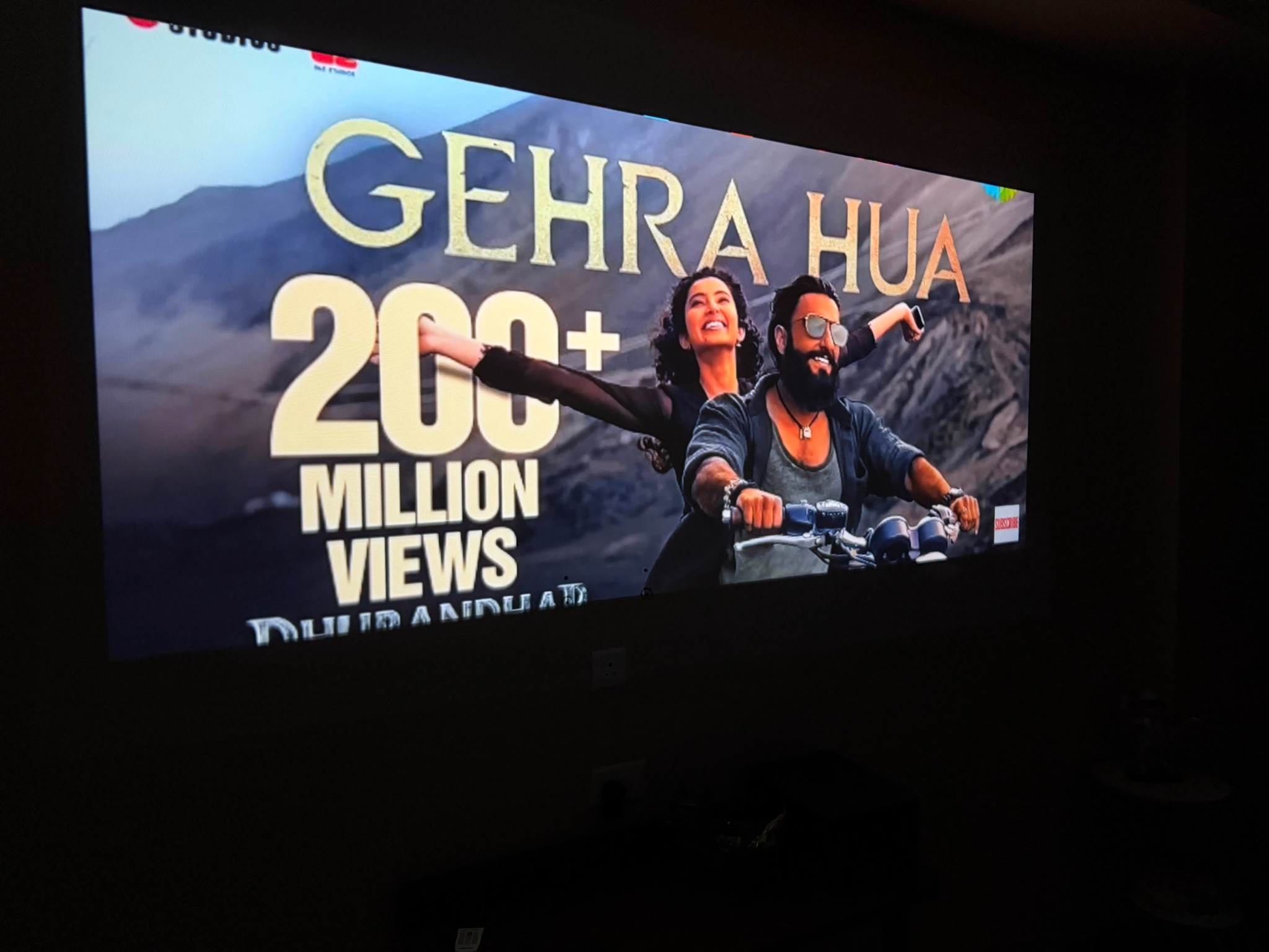 Movie night projector